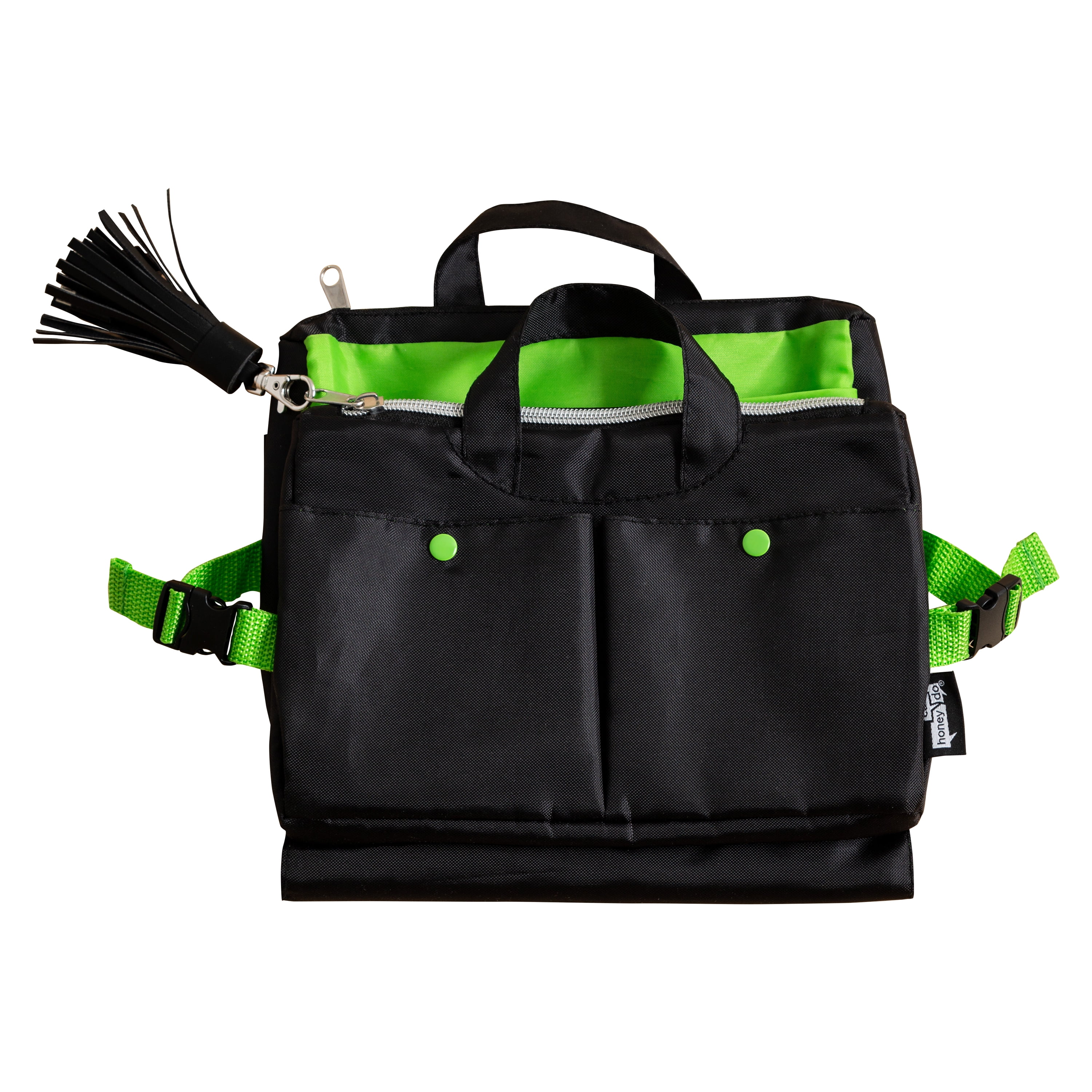 Honey Can Do Bag Insert Tech Storage, Black