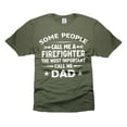 thumbnail image 5 of Mens Some People Call me FireFighter Shirt Most important Call me dad Shirt Fathers day gifts (3X-Large Grey), 5 of 6