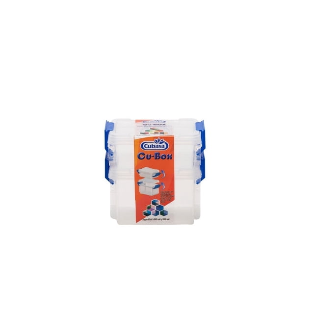Organizador Cubasa Cubox 0.6L transparente