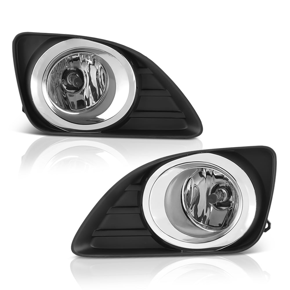 vipmotoz black bezel oe style front fog light driving lamp 2010 toyota camry light assembly