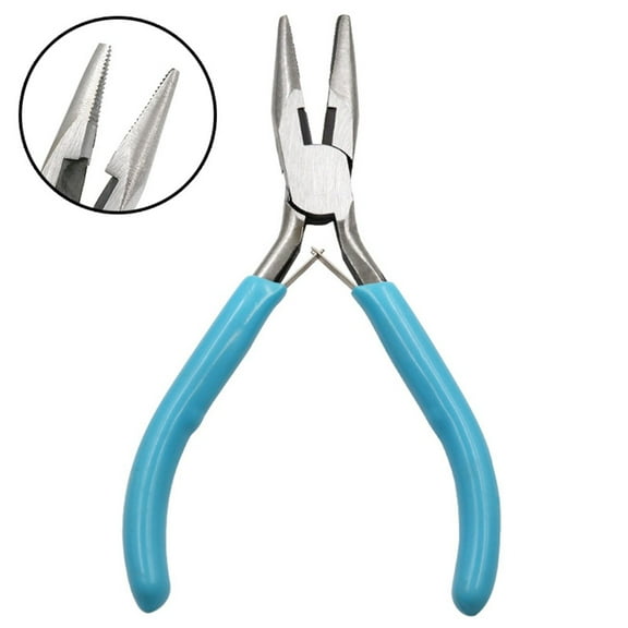 1Pcs Non-Slip Handle Jewelry Plier Jewelry/Beads/Accessories/Crafts Repair Making Round Nose Needle Nose Pliers Hand Tool