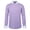 Purple, variant on Men's French Cuff Dress Shirt Slim Fit Long Sleeve Business Casual Polyester
