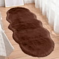 thumbnail image 4 of CQCYD Under $5 Faux Sheepskin Shag Rug for Bedroom Fluffy Faux Fur Rug Non-Slip Throw Rugs for Living Room Fuzzy Rugs for Dorm Pet Mats Luxury Home Décor, 4 of 8
