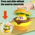 thumbnail image 5 of Gqtwoy Hamburger Car Toy, Press and Slide Fun Toy, Cute Animal Car with Soft Rubber Wheels, Interactive Burger Vehicle, Ideal for Gifts, Stress Relief and Playful Entertainment, 5 of 6