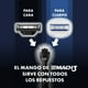 thumbnail image 2 of GILLETTE Mach3 Carbono, Rastrillo para Afeitar Reutilizable, 1 Mango + 3 Cartuchos con Carb&oacute;n y 3 Hojas para Rasurar la Barba, Rastrillo para Hombre Gillette NA, 2 of 8