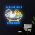 thumbnail image 3 of Handmadetneonsign Do I Look Like I Give A Duck Wall Art, Skeleton Wall Decor, Skeleton Wall Decor, 3 of 5