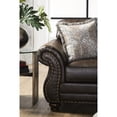 thumbnail image 3 of Soft Faux Leather Upholstery - Traditional Style Living Room Furniture Set, 3 of 3