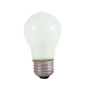 Frosted Appliance - 40 Watt Frosted A15 Bulb-4 Pack, A15 (appliance bulb) By Bulbrite