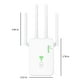 thumbnail image 3 of Pisexur Electrónica para Hombres Extensor WiFi Amplificador WiFi 300Mbps Extensor de Rango WiFi Router WiFi Dual Repetidor Para Hogar 2.4GHz Electrónica para Niños, Organizador de Electrónica, 3 of 3
