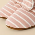 thumbnail image 6 of newwalpole Infant Baby Boy Girl Cozy Fleece Bootie Newborn Stay On Slipper Winter Warm Gripper Non-Slip Crib Shoes Pink for Size 4.5, 6 of 7