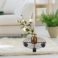 thumbnail image 3 of Metal Plant Flower Pot Stand Trolley Caddy on Wheels Indoor Outdoor Home Garden tools, 3 of 8