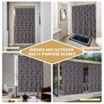 thumbnail image 5 of Navy Blue Botanical Shower Curtain - Water Repellent Fabric Shower Curtains Washable, Antique Aesthetic Floral Blossom Decorative Polyester Cloth Bathroom Curtains Modern Bath Decor 72"x84", 5 of 8