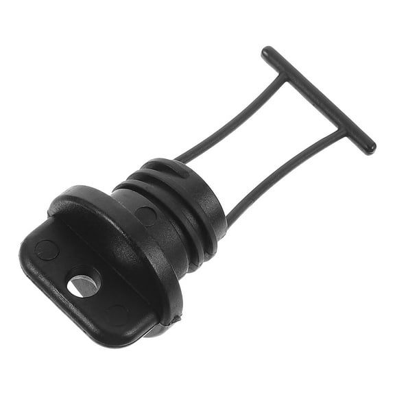 LIOOBO 4Pcs Plastic Thread Bung Kayak Drain Plugs Black with Rubber Gasket for Boat Use