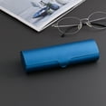 thumbnail image 1 of Estuche para gafas de metal ligero, pequeño y portátil, estuche para gafas de aleación de aluminio esmerilado, 1 of 3
