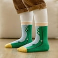 thumbnail image 6 of Cotton Crew Socks for Kids - Anti-Slip, Warm, Cute & Cozy - 5 Pairs of Non-Slip Socks for Boys - Fits 1-12 Years Old, 6 of 7