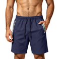 thumbnail image 3 of Hearthz Mens Shorts Quick Dry Relaxed Fit Breathable Mens Athletic Shorts Hiking Camping Running Shorts with Pocket, 3 of 8