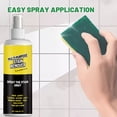 thumbnail image 5 of 120ml Bathroom Descaler Tile Limescale Stain Remover,Powerful Soap Scum Elimination,Faucet Glass Floor Care,Deep Penetration Foam Formula,Non-Damaging Surface Safe,Spray Wipe Instant Shine Clean, 5 of 8