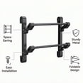 thumbnail image 4 of Foldable Wall Mounted Shoe Rack Space Saving Metal Shoe Organizer for Entryway Bathroom Closet,Black2-50x29x12cm, 4 of 4