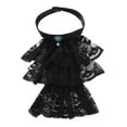 thumbnail image 1 of Cuello de encaje victoriano Collar gótico  Mini capa Steampunk Lolita Faux Negro jinwen  Cuello falso de las mujeres, 1 of 8