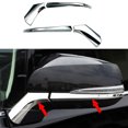 thumbnail image 1 of ABS Chrome Rearview Mirror Side Molding Cover Trim Fit for Toyota RAV4 2019-2022, 1 of 4