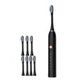 thumbnail image 2 of Vrorvz Electric Rechargeable Toothbrush with 8 Replaceable Heads and 5 Brushing Modes Smart Timer for Deep Cleaning and Stain Removal USB Charging Long Battery Life Water Resistant, 2 of 8