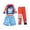 Red, variant on Grblisyd Boys 3 Piece Swimsuit Rash Guard Set Cute Cartoon Print Beach Bathing Suits Kids Shorts Swim Trunks Pants Long Sleeve