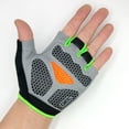 thumbnail image 2 of Guantes de malla de verano para bicicleta, de medio dedo, para deportes al aire libre, transpirables, antideslizantes, con protector solar para hombres y mujeres, 2 of 5