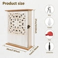 thumbnail image 6 of Wood Key Holder Storage Box Wall Mounted Key Cabinet Key Rack Versatile Key Holder Storage Box Space Saving Key Cabinet Key Rack for Home Hangable Key Hook Holder, 6 of 10