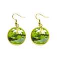 thumbnail image 1 of Lotus sol marchito Ear Dangle Golden Drop Earring Jewelry Mujer Unbranded M, 1 of 3