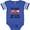 Football Blue and White, variant on Inktastic Firefighter Daddy Plays with Trucks Boys or Girls Baby Bodysuit