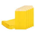 thumbnail image 1 of Uxcell 100Pcs Bolsas de Papel Kraft para Dulces, 6" x 3" Bolsas de Favor a Prueba de Grasa, Bolsas Pequeñas para Regalos, Amarillo, 1 of 6