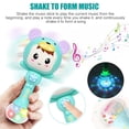 thumbnail image 4 of Homaful Baby Toys Rattles Shakers Teether Electronic Rattle Shaker with Light and Musical Baby Gift Set for Hand Development Early Educational Toys for 0 3 6 9 12 Months Girls Boys, 4 of 7