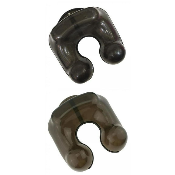 2 Pcs Cou Plateau Protecteur De Vêtements En Plastique Pour