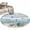 White Blue, variant on Teal Blue Coastal Round Area Rug 3Ft Washable Small Circle Rugs for Kitchen Entryway, Summer Beach Starfish Shell Coral Nautical Non-Slip Carpet Floor Mats Indoor Outdoor Carpet Runner Home Decor