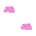 thumbnail image 4 of Kearding Molde de silicona 3D para letras de feliz cumpleaños, antiadherente portátil, resistente al calor, molde decorativo para galletas de Rosa 2piezas, 4 of 6