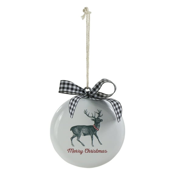 Northlight Assorted Colors Glass Christmas Decorative Accent Ornament, 4.5"
