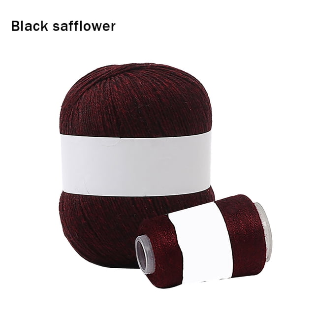 Hilo de tejer Cuerda de tejer mezclada Cordón de macramé grueso para manualidades de ganchillo Cuerda para hacer bricolaje, Flor negra roja sidaley HA000409-06B