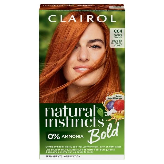 Clairol Natural Instincts Bold Permanent Hair Dye with 0% ammonia
