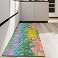 thumbnail image 4 of Pioneer Flower Floral Print Pattern Kitchen Rug Mat,Kitchen Runner Rugs Non Skid Washable,Decorative Kitchen Floor Mats for Kitchen,Sink,Laundry,17"X47", 4 of 5