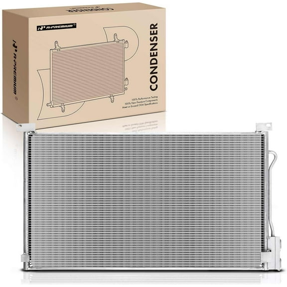 A-Premium Air Conditioning A/C Condenser Compatible with Ford Freestyle Five Hundred 2005-2007 & Mercury Montego 2006-2007, V6 3.0L, Replace# 6F9Z19712AB