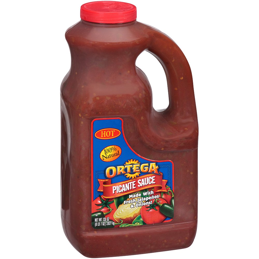4 PACKS Ortega Picante Hot Sauce 1 Gallon.
