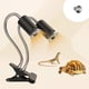 thumbnail image 1 of Lámpara de calor de doble cabezal con temporizador ajustable para reptiles, ideal para tortugas y lagartos. Lámpara con pinza para síntesis de calcio. Calefacción 2 en 1, luz diurna y nocturna. Retroi, 1 of 7
