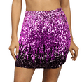 thumbnail image 1 of PrettyGuide Women's Sequin Skirt Stretchy Bodycon Sparkle Mini Skirt Night Out, 1 of 6