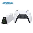 thumbnail image 2 of Dual Fast Charging Dock for PS5 DualSense Wireless Controllers, LED Smart Charging Indicator USB Charger Station, ABS Space-Saving Gamepad Charging Stand, Compact PlayStation 5 Gaming Accessory, 2 of 5