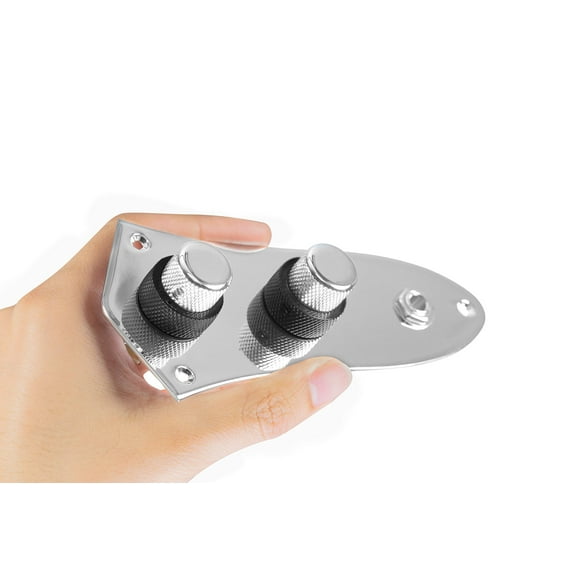 920D Custom JB-CON-CH-BK Dual Pickup Bass Concentric Control Plate Upgrade