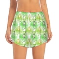 thumbnail image 2 of Daiia Happy St. Patricks Day Pattern Women's 2 in 1 Running Shorts - Lightweight Athletic Workout Gym Yoga Shorts Liner with Phone Pockets-Small, 2 of 7