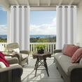 thumbnail image 3 of Cortina impermeable Bckout para exteriores Sunnimix 52x84in con arandelas a prueba de herrumbre, 3 of 7