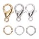 thumbnail image 1 of Jump Rings, Durable Lobster Clasp Necklace Connector Ring, For Beginners Adults Necklace Repair Jewelry Making, 1 of 8