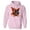 Pink, variant on Vintage Witch Cat Hoodie Sweatshirt Unisex Large White