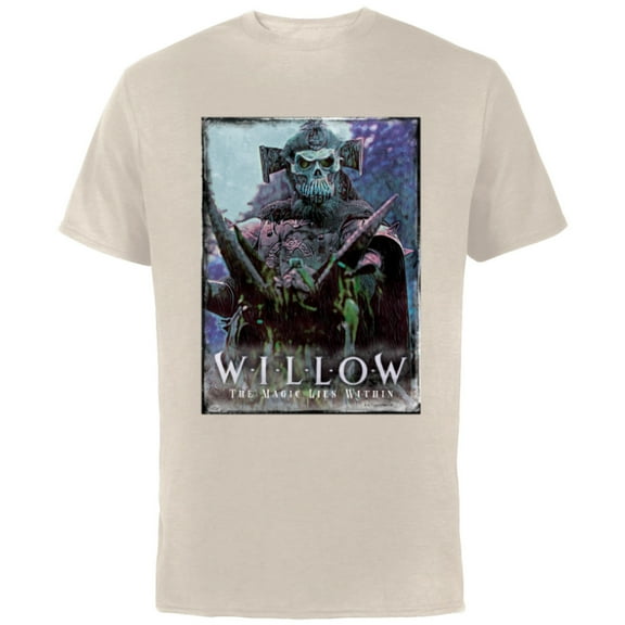 Lucasfilm Willow Movie General Kael Rides - Short Sleeve Cotton T-Shirt for Adults - Customized-Natural